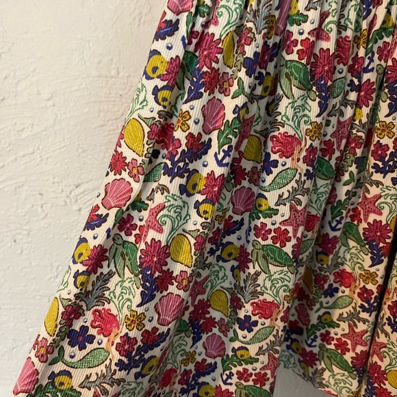 MINI BODEN KIDS' STRAPPY HOTCHPOTCH DRESS MULTI MERMAID DITSY GIRLS BODEN - Picture 3 of 6